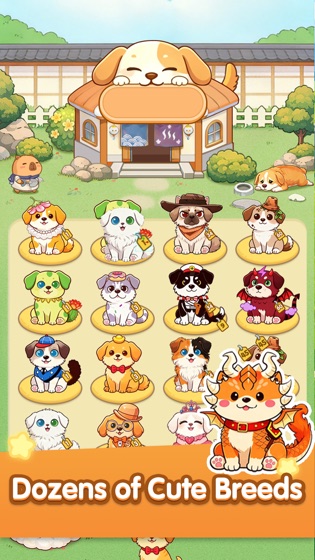 Collection of 60+ unique puppy breeds with costumes and accessories